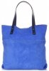 GEANȚĂ DIN PIELE shopper bag Vittoria Gotti cobalt V8267